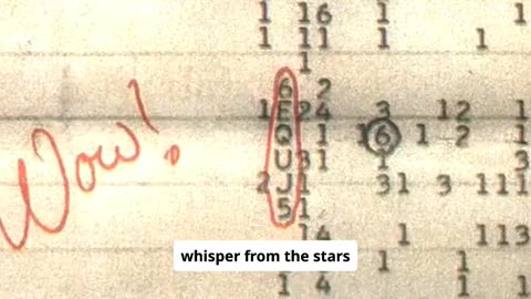 Are We Alone? Wow! Signal’s Big Question?! #CosmicMystery #AlienMystery #WowSignal #1977Signal
