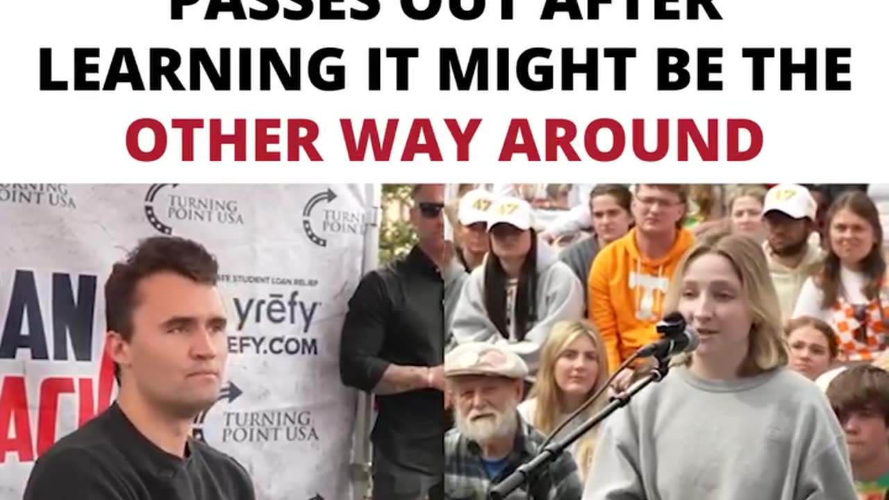 Politics - 2025 Charlie Kirk Educates Retarded Liberal Globalist Commie MAGA Is Not A Cult Libs Are