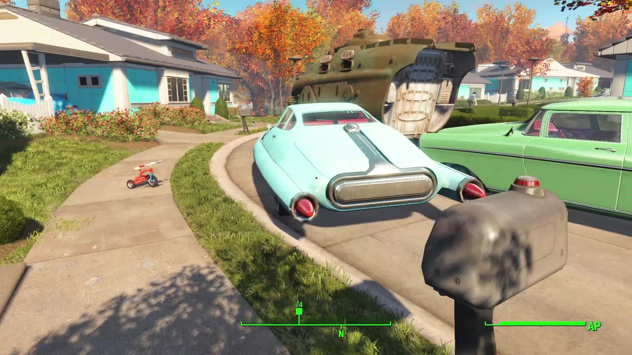 Fallout 4 Reaching Concord where survivors are holed inside building surrounded by raiders!