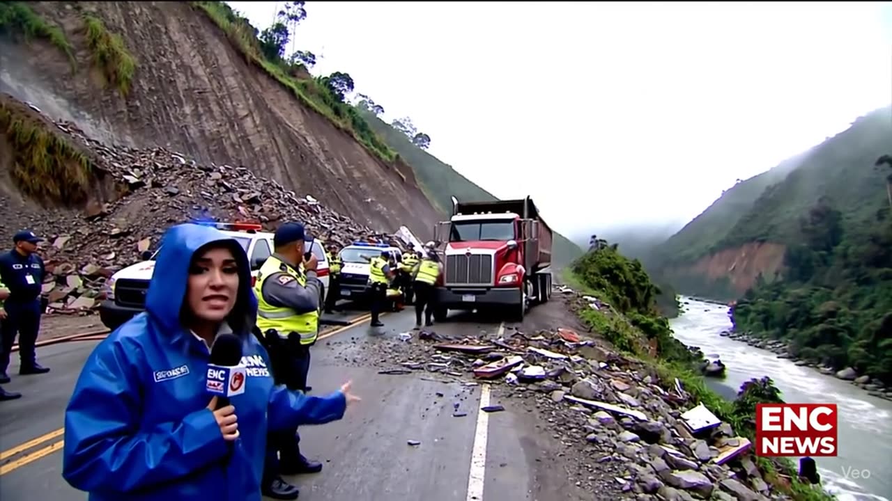el policía la empujó yo lo vi.