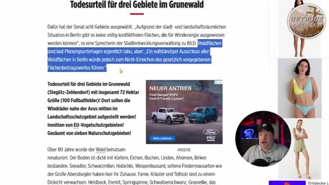 Windräder im Berliner GruneWald und Grüne toben - keine WKA bei uns 😂