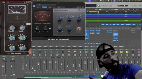 SSL BUS G COMP - HARDWARE VS PLUGIN - BUS COMPRESSOR V6