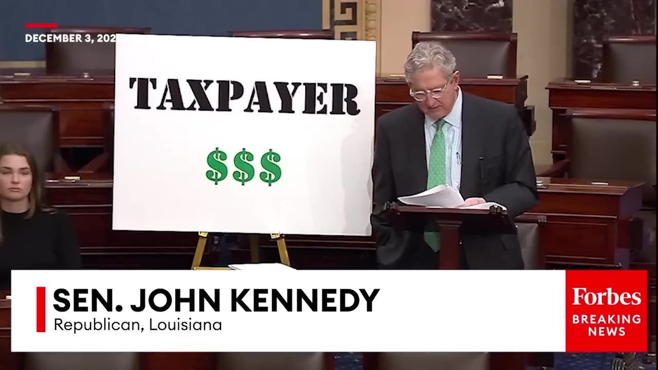 Breaking Sen Kennedy Slams on the Massive Fraud “people ought be put Jail “