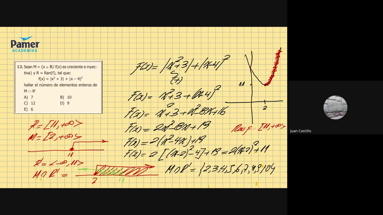 PAMER SEMESTRAL 2023 | Seminario | Álgebra