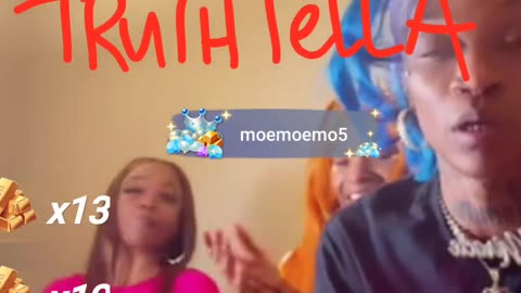 PRINCESS2FLAWLESS, FLAWLESS SHANTEL & FLAWLESSBABY LIVE IN THE SAME ROOM