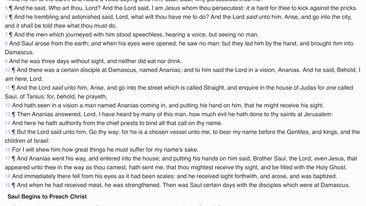 Paul’s three accounts of meeting Jesus