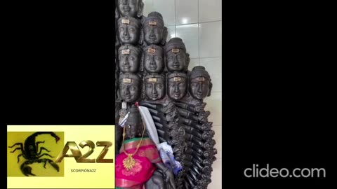 a rare view of 25 headed shiva..a description in tamil....