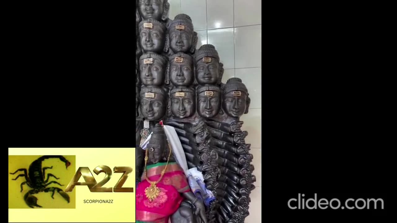 a rare view of 25 headed shiva..a description in tamil....