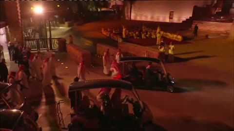 POTUS gets a golf cart tour of At-Turaif in Diriyah from Crown Prince Mohammed bin Salman