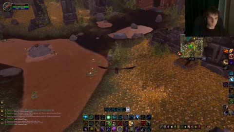 Летал на друиде и копал руду классика от задрота в WOW