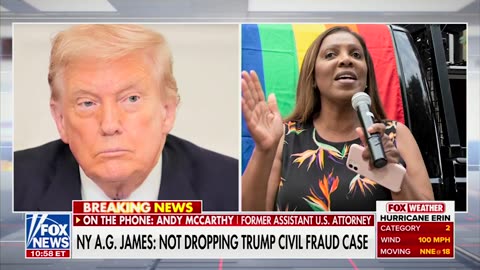 Andy McCarthy Explains Why Court Tossed Letitia James' 'Ridiculous' Penalty Against Trump