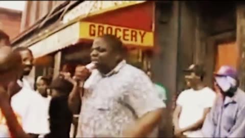 At 17 years old Notorious B.I.G. performing in Bed Stuy Brooklyn