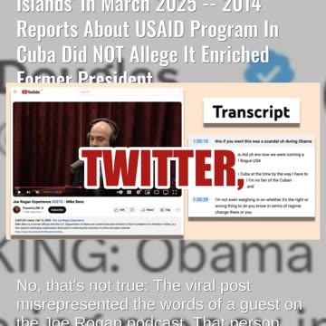 Fact Check: Obama Was NOT Caught 'Laundering Money In The Cayman Islands' In March 2025