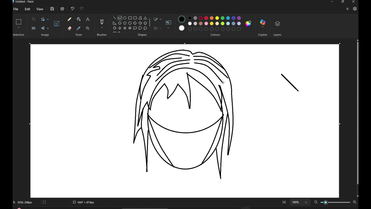 "Using Layers to Draw a Cartoon Assassin in Krita"
