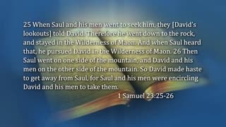 1 Samuel 23:1-29, And the Lord Said, "They Will Deliver (Betray) You"