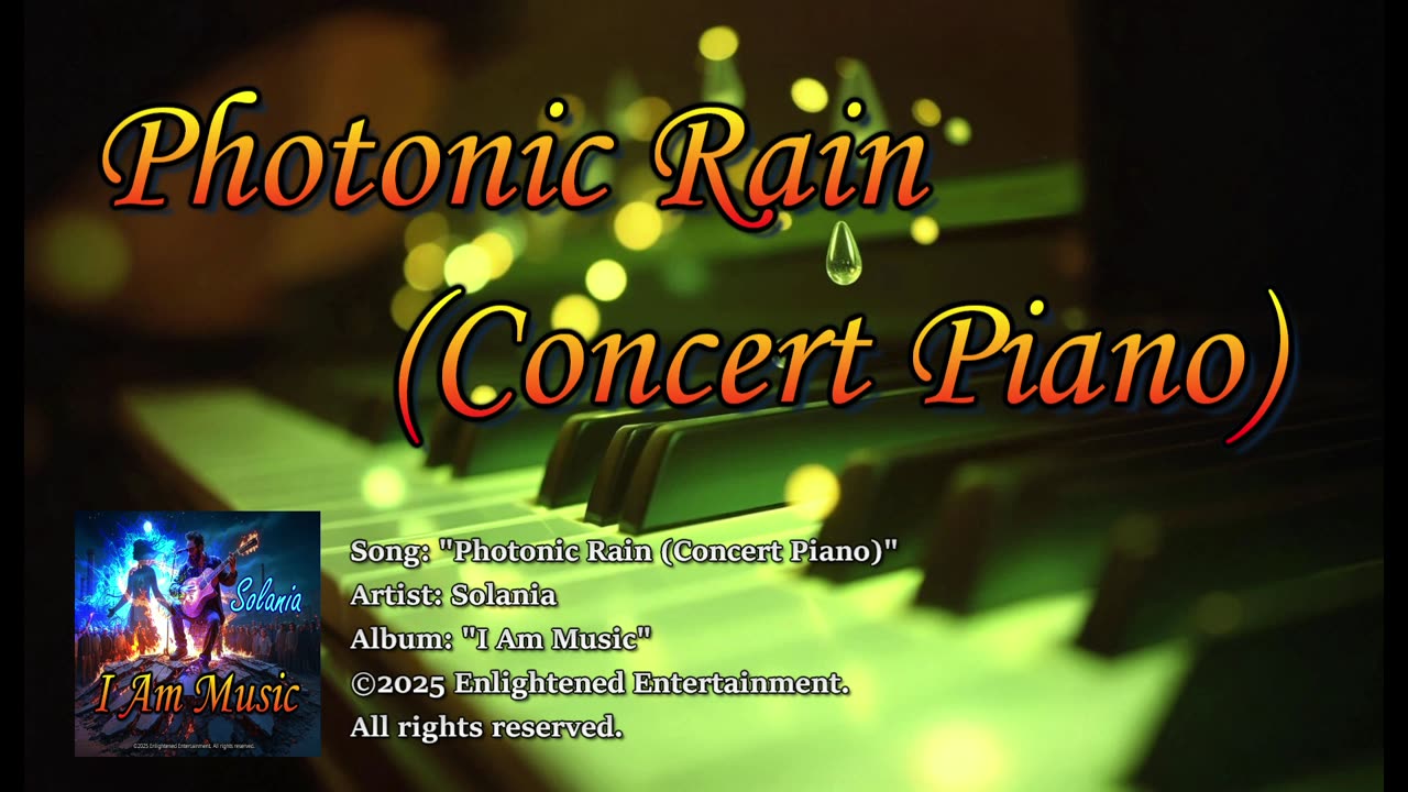 "Photonic Rain (Concert Piano)" | Solania