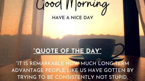 "QUOTE OF THE DAY"