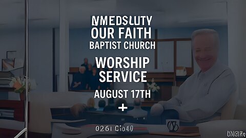 Our Faith Baptist Church 🙏 | August 17th Worship Service | Live Praise & Message