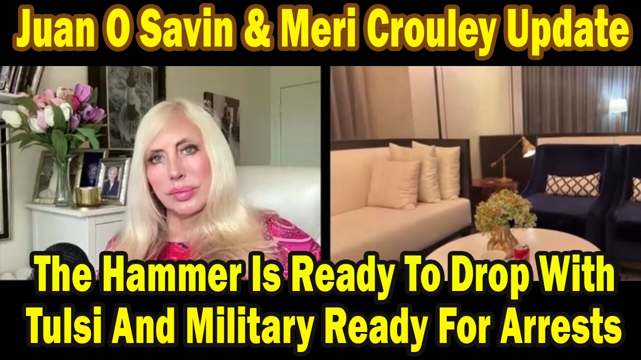 Juan O Savin Update 05.29.26: The Hammer Is Ready To Drop With Tulsi And Military Ready For Arrests