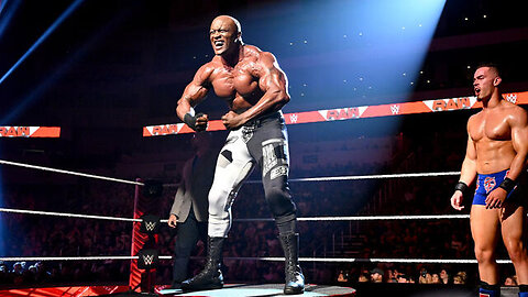 Theory attacks Bobby Lashley during a Pose-Down challenge: Raw, June 13, 2022 @wwefree