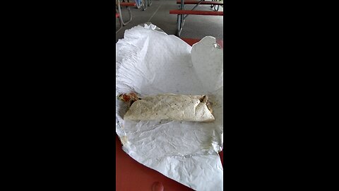 Eating Senegalese Shawarma From KGS African Grill Food Truck, Dbn, MI, 8/1/25