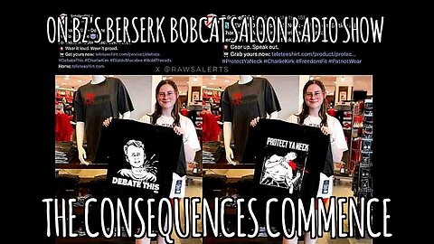 BZ's Saloon, 09.16.25: "The Consequences Commence"