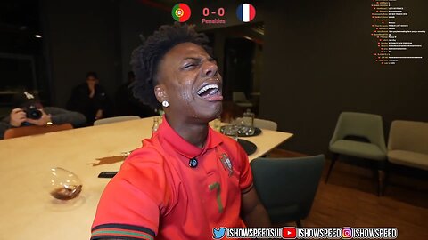 iShowSpeed Breaks Down Crying After Portugal Loses 😔