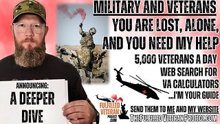 VA Knowledge is Your Power - 4,500 Veterans and Military a Day are Lost and Alone - 073