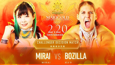 MIRAI Vs Bozilla (Marigold New Year's Golden Garden 2025 Tag 11) Highlights