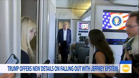 president trump offers new details on fallout with jeffrey epstein🇺🇸🇺🇸