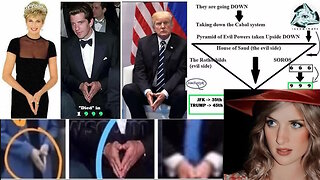 This Blows You Away. Q 17 999 inverted pyramid. Kennedy Trump Diana