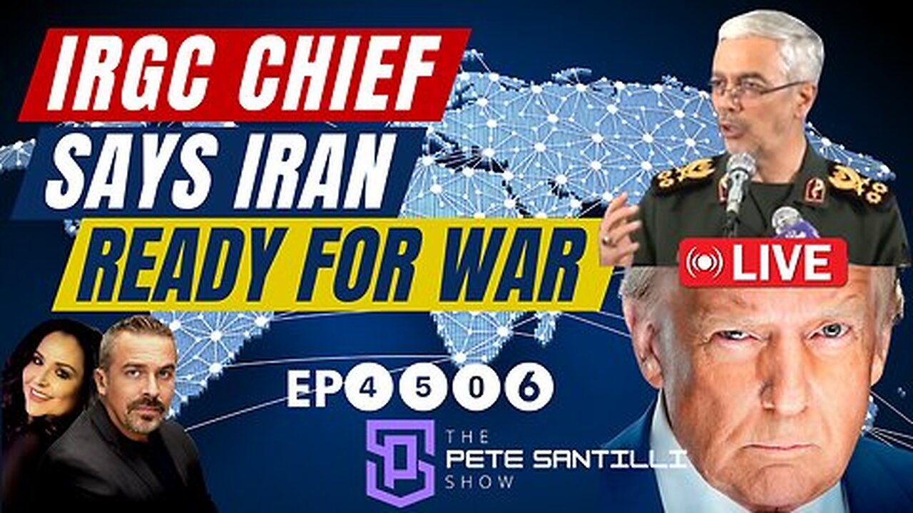 Iran’s IRGC Chief Says Iran Is READY FOR WAR - Troops On High Alert [EP 4506-8AM]