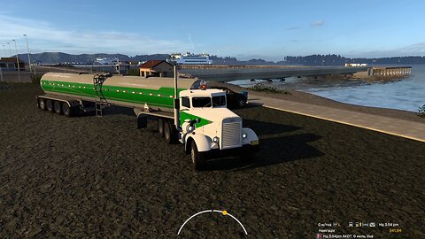 ATS, Alaska - North to the Future, Peterbilt 351, Anchor Point - Homer