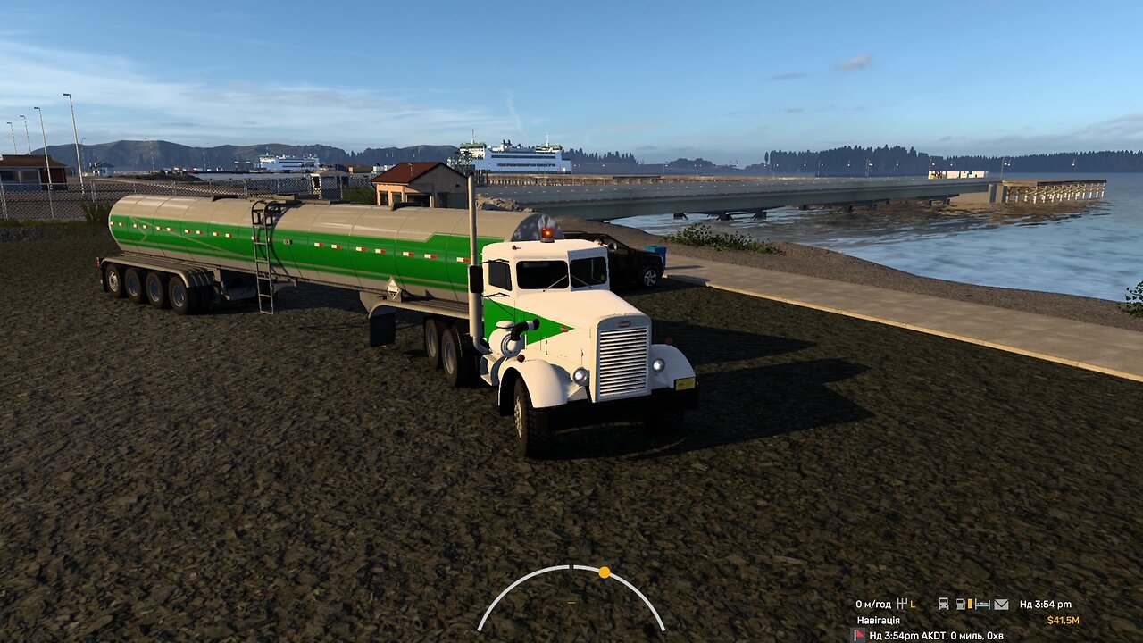 ATS, Alaska - North to the Future, Peterbilt 351, Anchor Point - Homer