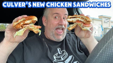 Culver's New Crispy Chicken Sandwich vs Spicy Crispy Chicken Sandwich