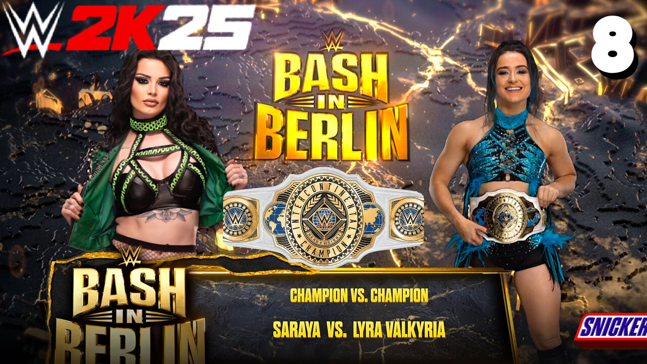 WWE 2K25 Intercontinental Championship - Saraya vs Lyra Valkyria.