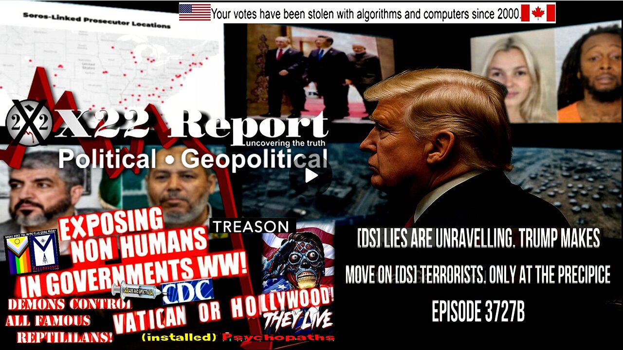 Ep 3727b - [DS] Lies Are Unravelling, Trump Makes Move On [DS] Terrorists, Only At The Precipice