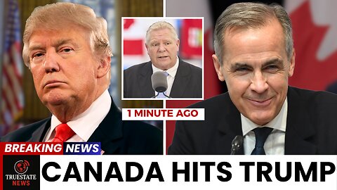 Canada’s Carney Calls Trump’s Tariffs “Unjustified” — $90B Blowback Threatens U.S. Trade