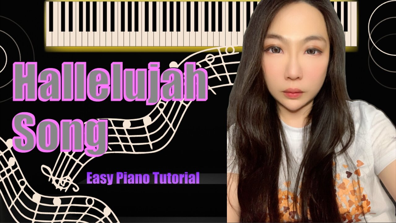 Hallelujah Easy Piano Tutorial