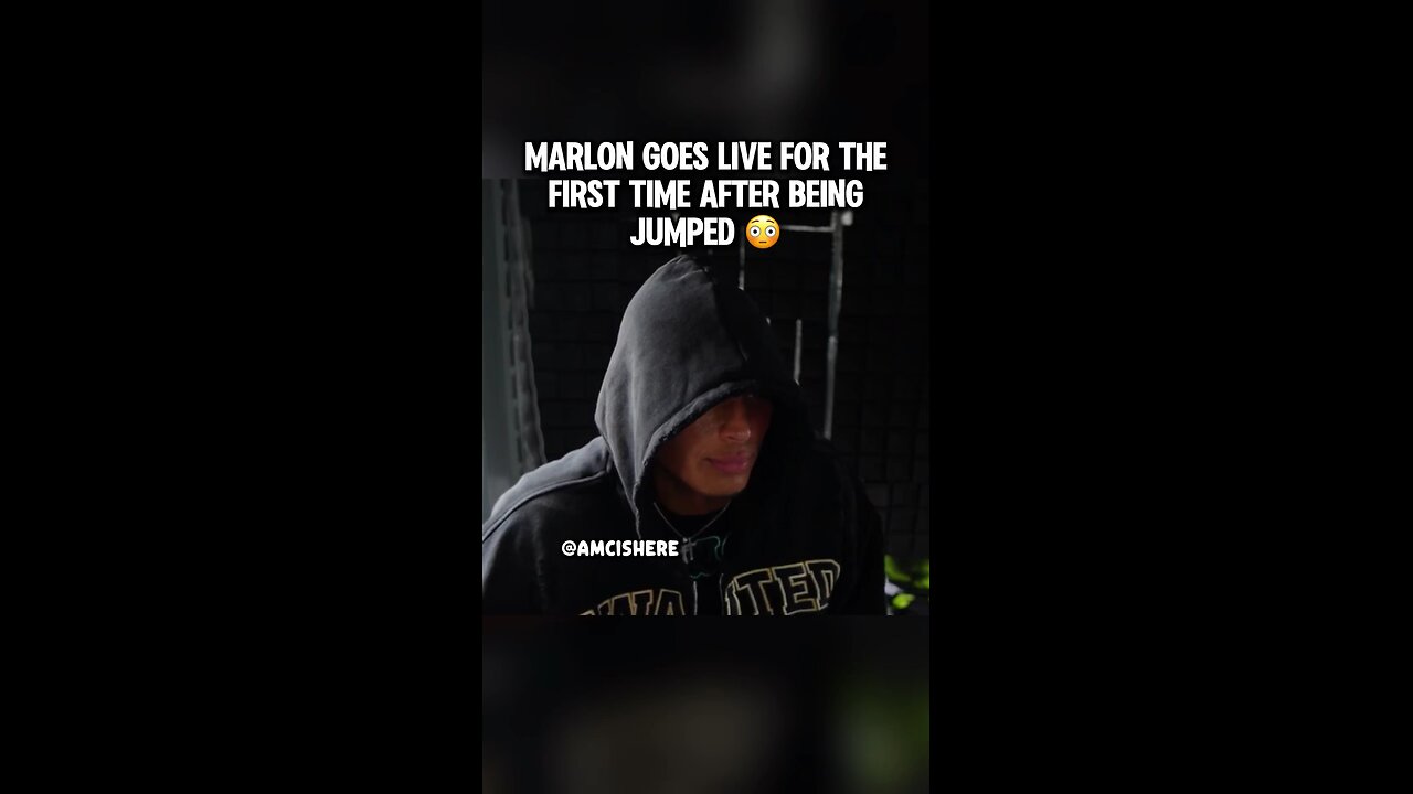Marlon goes live for the first time after being jumped #marlon #mar3lg #marlonclips