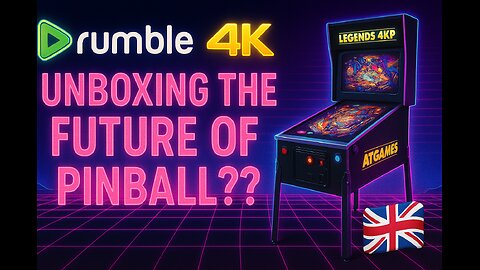 🕹️ ATGAMES 4K Pinball Arrives in the UK! First Impressions, Assembly & Gameplay 🎯 (Legends 4KP)
