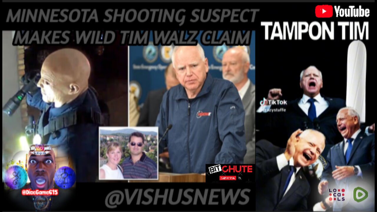 Minnesota Shooting Suspect Vance Bowlter Makes Wild Tim Walz Claim... #VishusTv 📺
