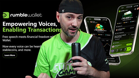 🟢 RUMBLE WALLET | LET'S TALK CRYPTO! 🟢