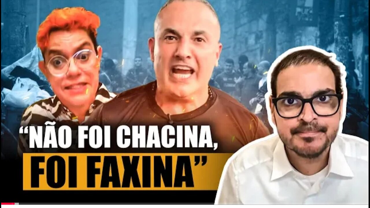 "NÃO FOI CHACINA, FOI FAXINA!": CONSTANTINO E PALUMBO DESTROEM A NARRATIVA DA ESQUERDA