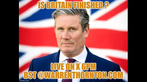 IS BRITIAN FINNISHED? WITH WARREN THORNTON, JAMES ROSSI & JAMES TWEEDIE
