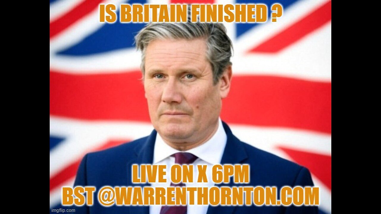 IS BRITIAN FINNISHED? WITH WARREN THORNTON, JAMES ROSSI & JAMES TWEEDIE