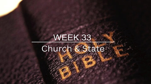 CWW Week 34 - Faith & Politics