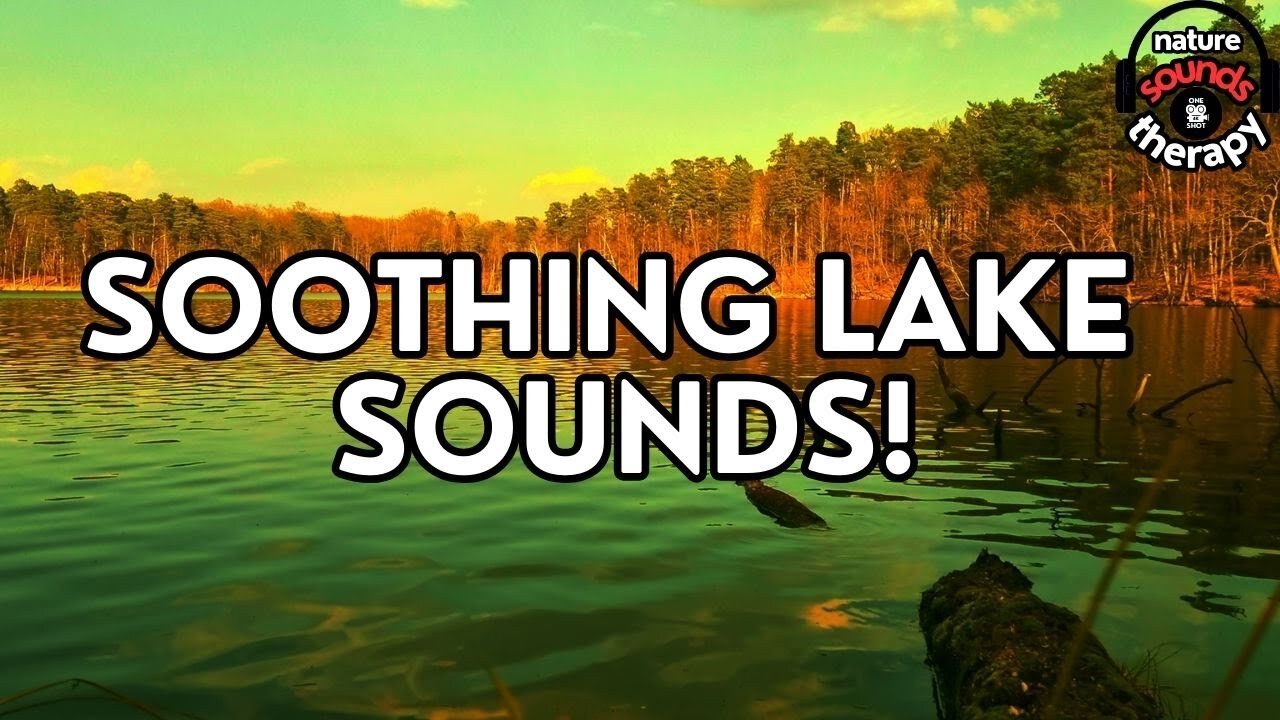 Lakeside; Waves & Birdsong 4K (Relax, Sleep, Meditation)