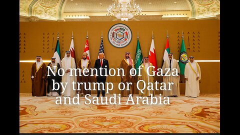 Qatar Saudi Arabia showers 2 trillion dollars on Donald Trump's USA but Gaz is missing from picture