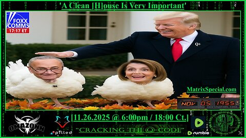 "CRACKING THE Q-CODE" ~ 'A Clean [H]ouse Is Very Important'